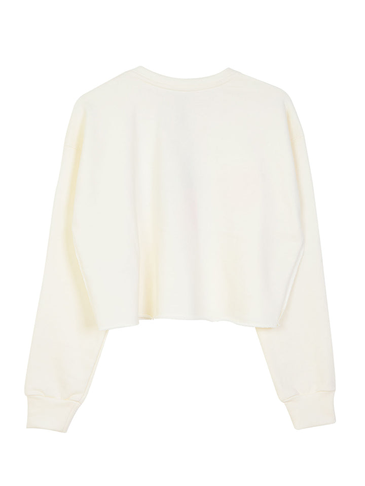 Macaron Cropped Sweatshirt