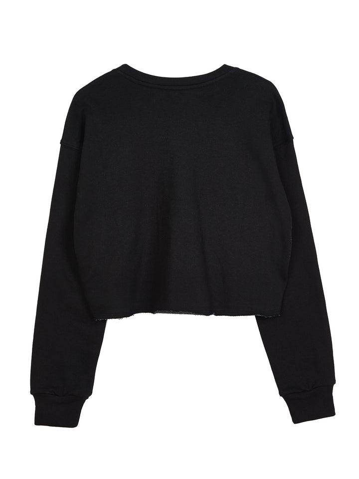 Macaron Cropped Sweatshirt