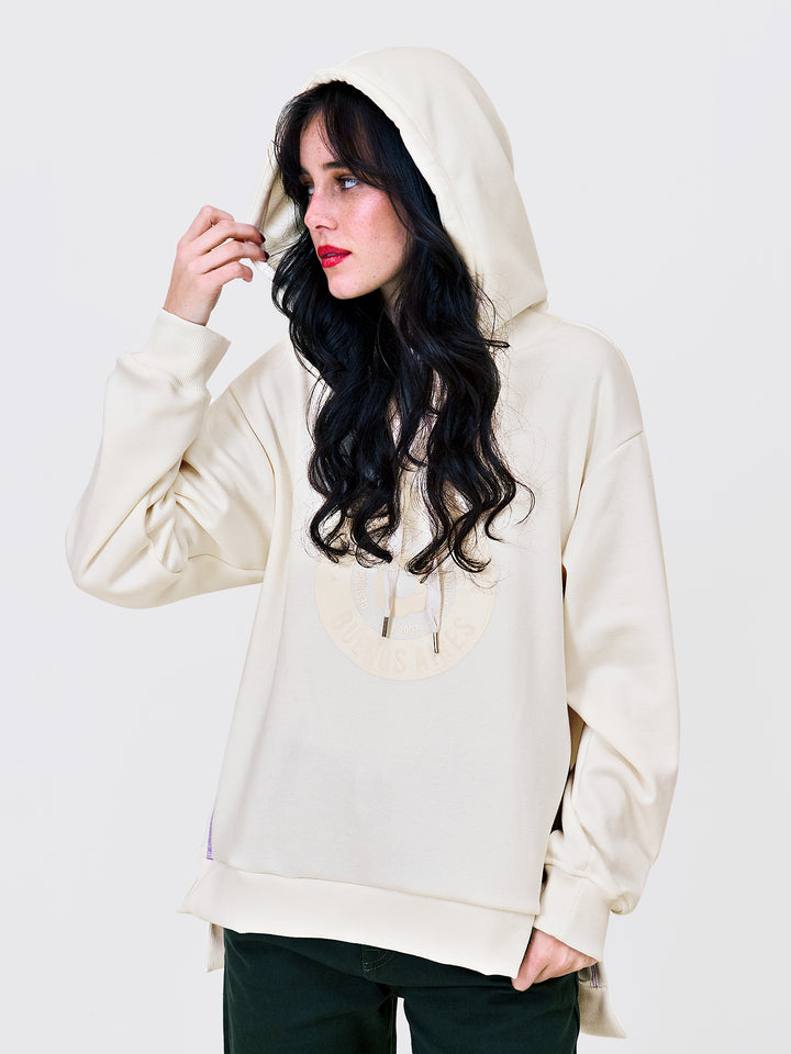 Marshmallow oversized hoodie