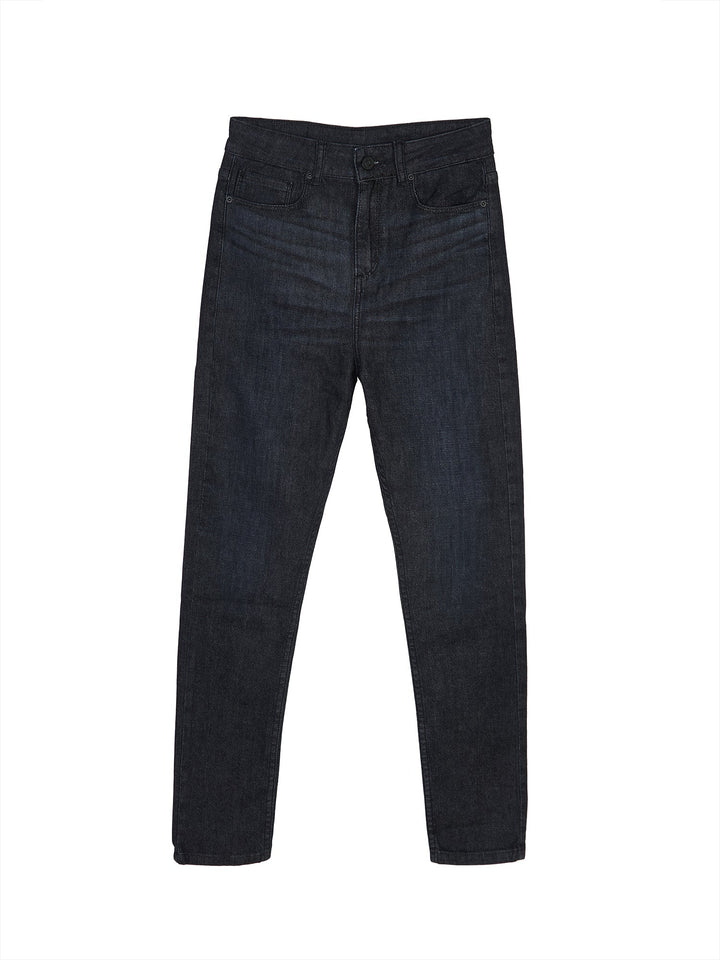 Italian Denim High-Rise Skinny Jeans