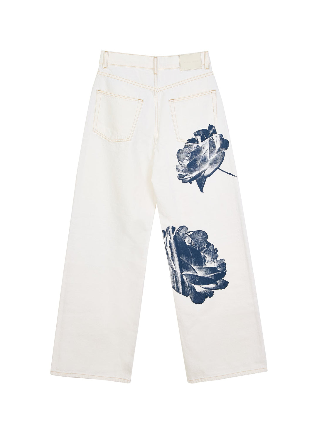 Rosie Italian Denim Relaxed Wide-Leg