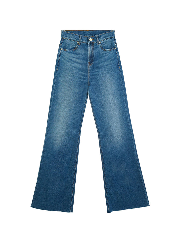 Long-leg wide-leg jeans