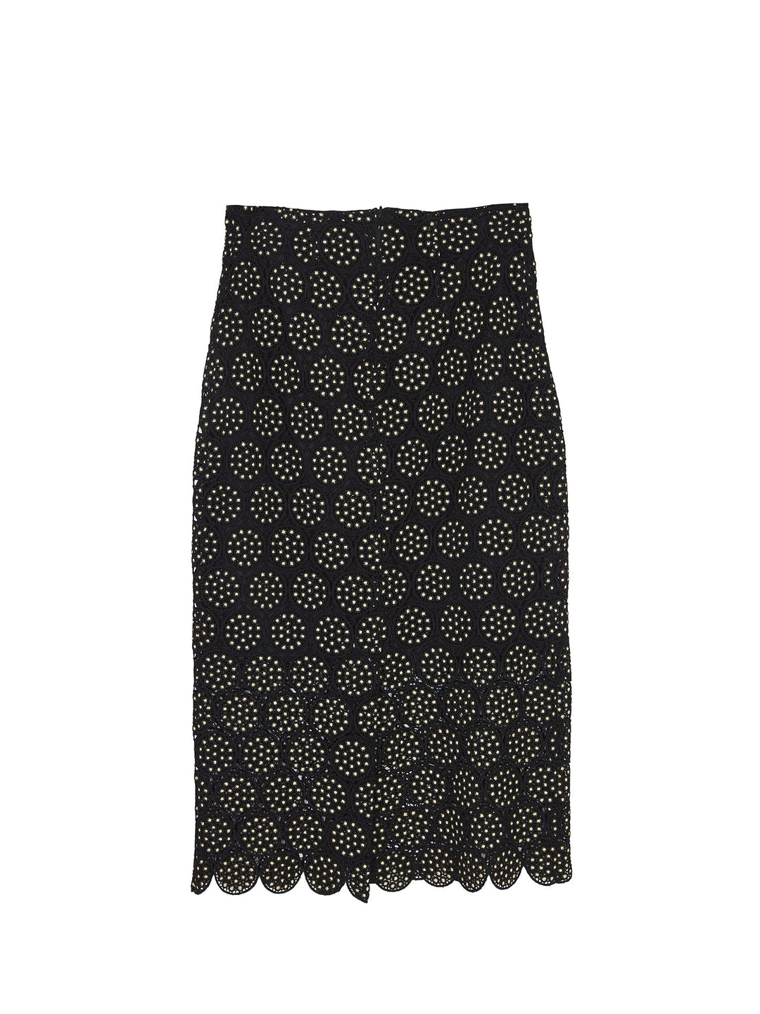 Linda French Guipure Midi Skirt